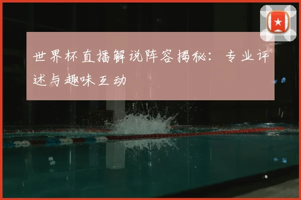 世界杯直播解说阵容揭秘：专业评述与趣味互动